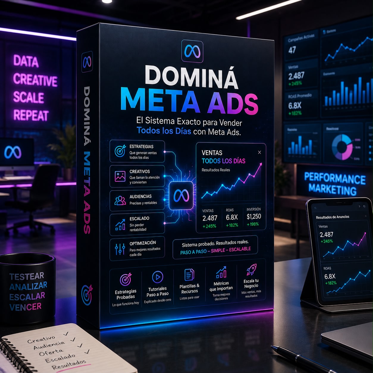 Dominá Meta Ads. El curso para entender Meta de verdad y vender todos los días.